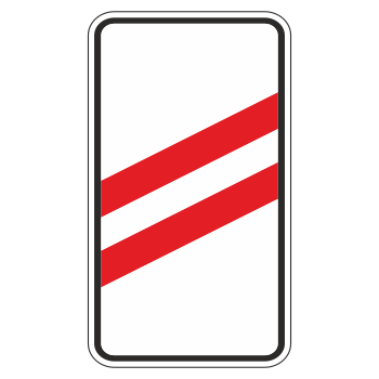 Дорожный знак 1.4.2 «Приближение к железнодорожному переезду» (металл 0,8 мм, I типоразмер: 300х600 мм, С/О пленка: тип В алмазная)